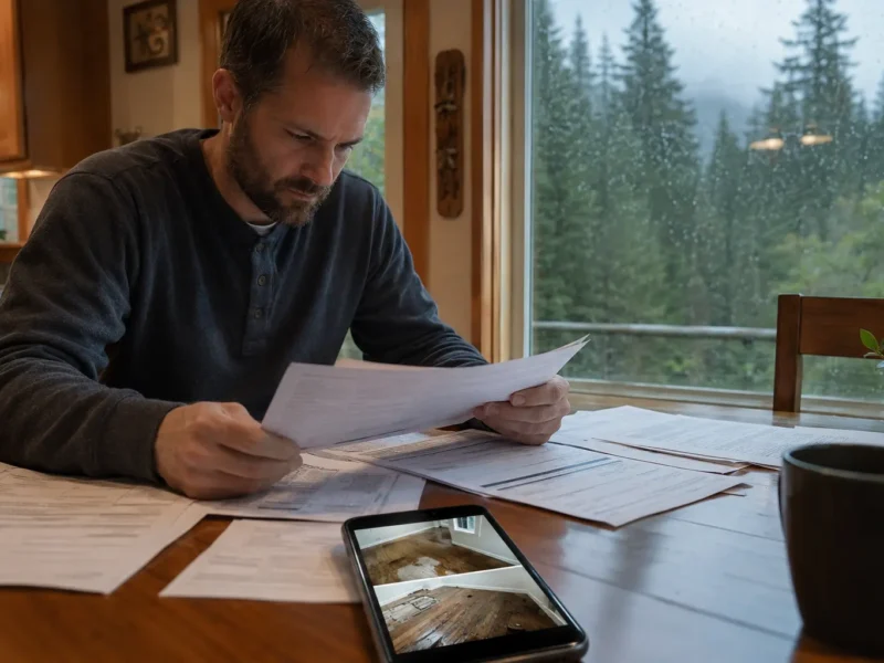 Water Damage Insurance Claims – What Pacific Northwest Homeowners Get Wrong